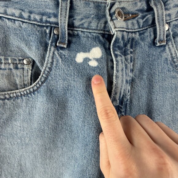 VTG Levi's Blue Jeans Men All Cotton Light Wash Urban Baggy Denim ACTL 30X30 - Picture 11 of 16